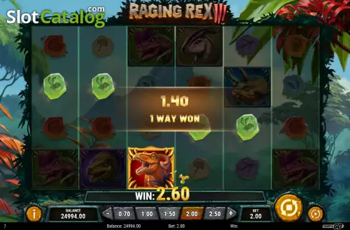 Скрин4. Raging Rex 3 слот