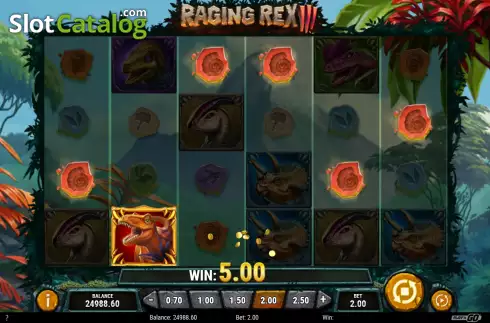 Скрин5. Raging Rex 3 слот