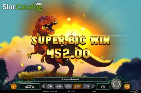 Скрин7. Raging Rex 3 слот