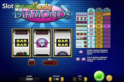 Скрин6. Lucky Diamonds слот