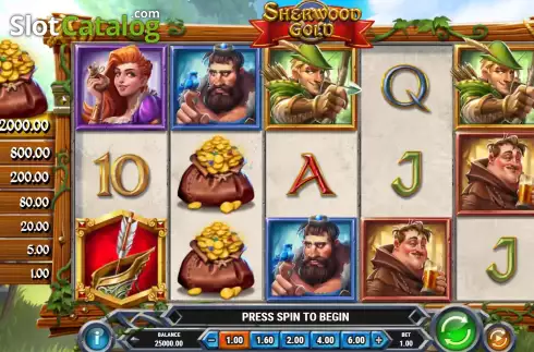 Скрин3. Sherwood Gold слот