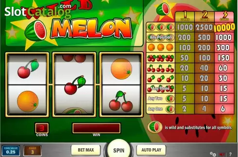 Скрин2. Wild Melon слот