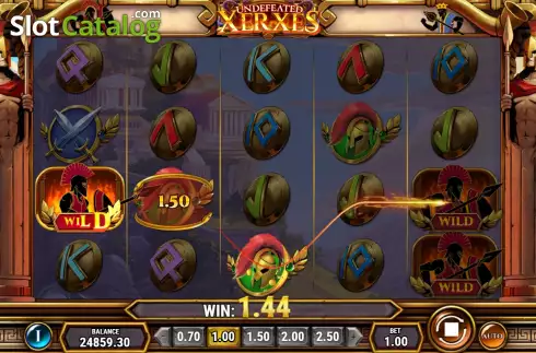 Скрин5. Undefeated Xerxes слот