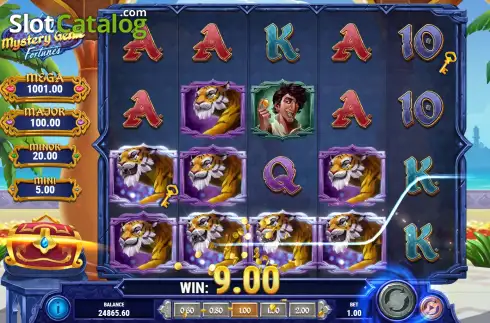 Скрин6. 1001 Mystery Genie Fortunes слот