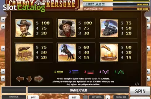 Скрин7. Cowboy Treasure слот