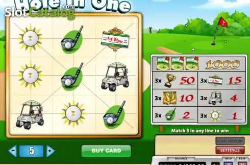 Скрин4. Hole in One (Others) слот