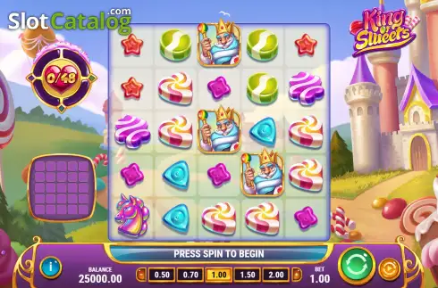 Скрин3. King of Sweets слот