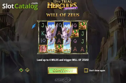 Скрин2. 13th Trial Hercules Abyssways слот