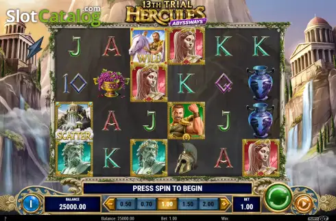 Скрин3. 13th Trial Hercules Abyssways слот