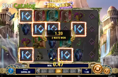 Скрин5. 13th Trial Hercules Abyssways слот