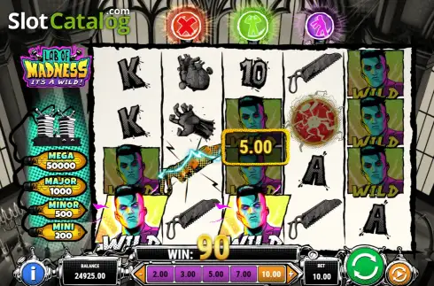 Скрин3. Lab of Madness It’s A-Wild! слот