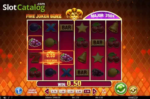 Скрин3. Fire Joker Blitz слот
