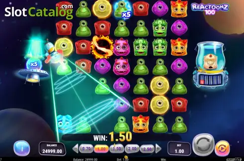 Скрин3. Reactoonz 100 слот
