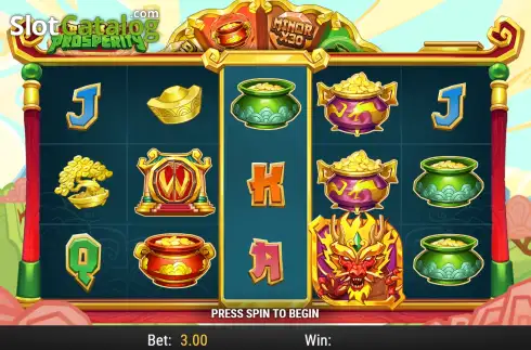 Скрин2. Rings of Prosperity слот