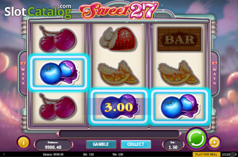 Скрин5. Sweet 27 слот