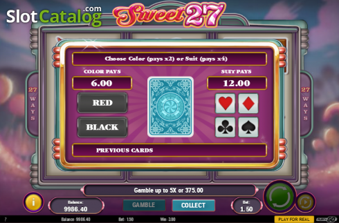 Скрин6. Sweet 27 слот