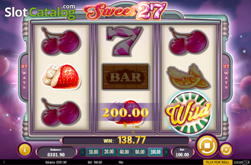 Скрин7. Sweet 27 слот