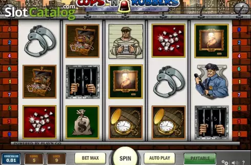 Скрин2. Cops'N Robbers (Play'n Go) слот
