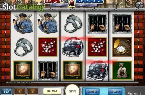 Скрин3. Cops'N Robbers (Play'n Go) слот