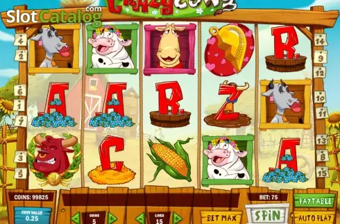 Скрин2. Crazy Cows слот