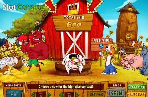 Скрин5. Crazy Cows слот