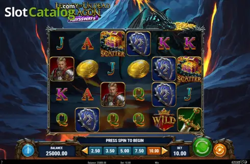 Скрин2. Legacy of Undead Dragon Abyssways слот