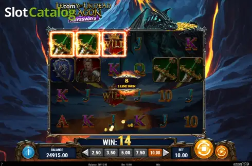 Скрин3. Legacy of Undead Dragon Abyssways слот