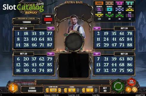 Скрин2. Tome of Madness Bingo слот
