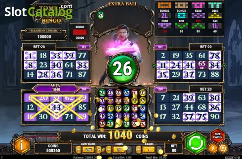 Скрин3. Tome of Madness Bingo слот