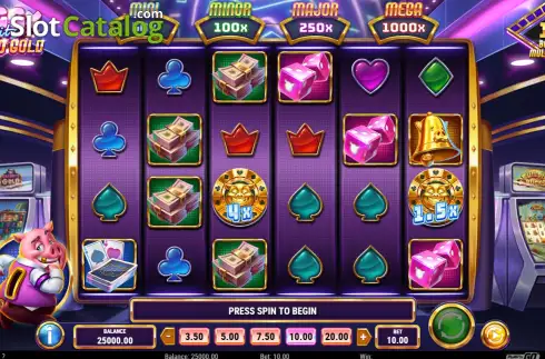 Скрин2. Piggy Blitz Casino Gold слот