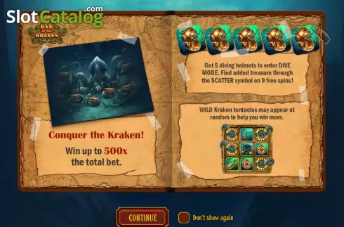 Скрин2. Eye of the Kraken слот