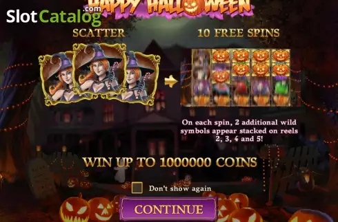 Скрин2. Happy Halloween слот