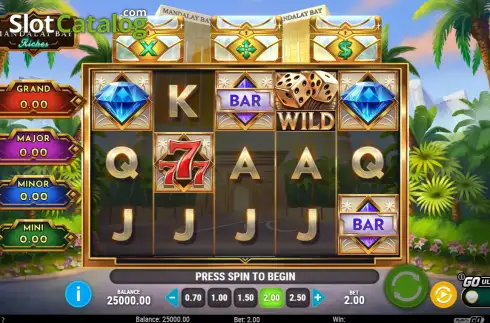 Скрин2. Mandalay Bay Riches слот