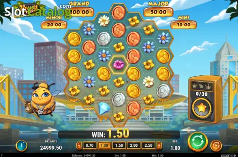 Скрин3. Honey Rush Black and Yellow слот