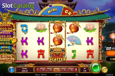 Скрин2. Blazing Dragon Fortunes слот