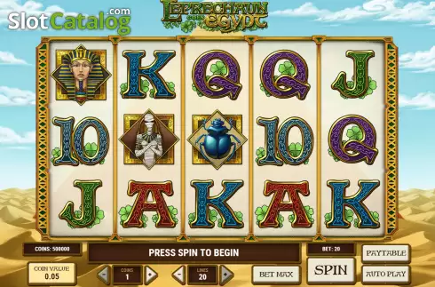 Скрин3. Leprechaun Goes Egypt слот