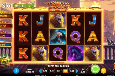 Скрин2. Legion Gold Reckoning слот