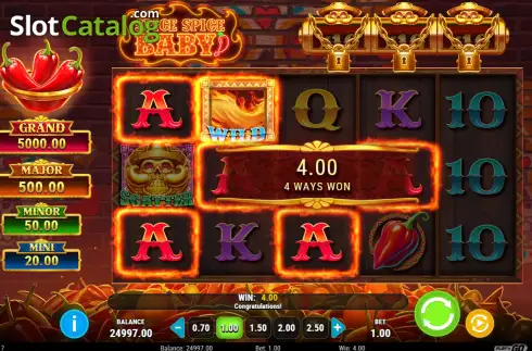 Скрин3. Spice Spice Baby! слот