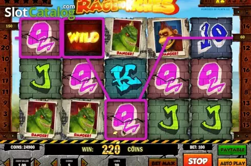 Скрин3. Rage to Riches слот
