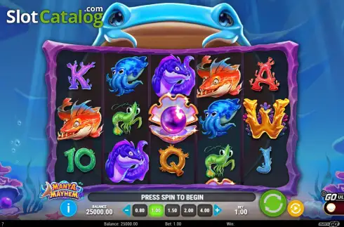 Скрин2. Manta Mayhem слот