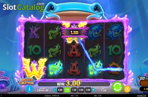 Скрин3. Manta Mayhem слот
