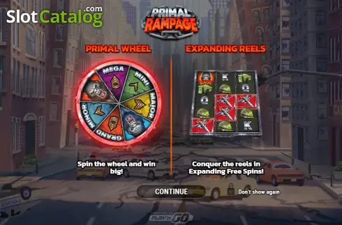 Скрин2. Primal Rampage слот