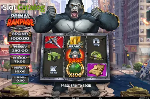 Скрин3. Primal Rampage слот