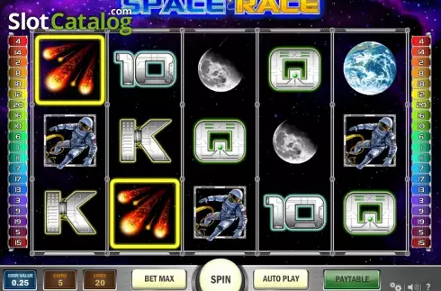 Скрин3. Space Race слот