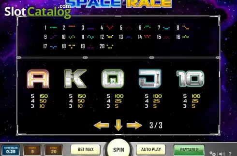 Скрин7. Space Race слот