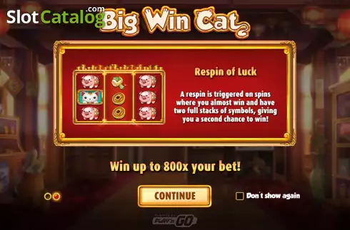 Скрин2. Big Win Cat слот