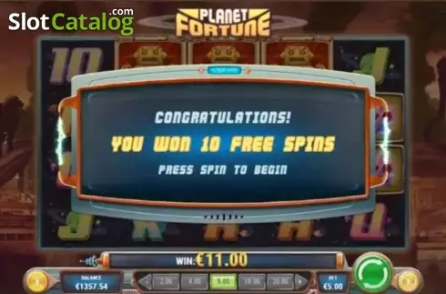 Скрин3. Planet Fortune слот