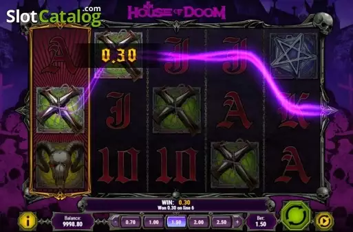 Скрин3. House of Doom слот