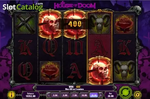Скрин5. House of Doom слот