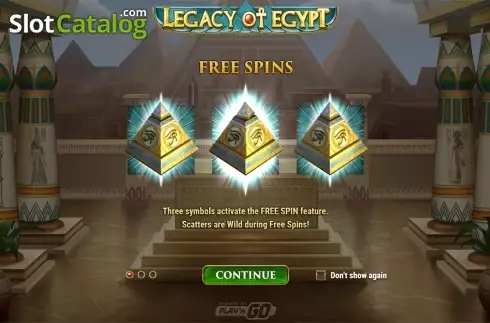 Скрин2. Legacy Of Egypt (Play'n Go) слот